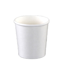 Best quality disposable white kraft paper soup rice bowl custom logo design all size packaging cup bowl